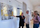 Vernissage Doris Bocka; Künstlerin im Gespräch